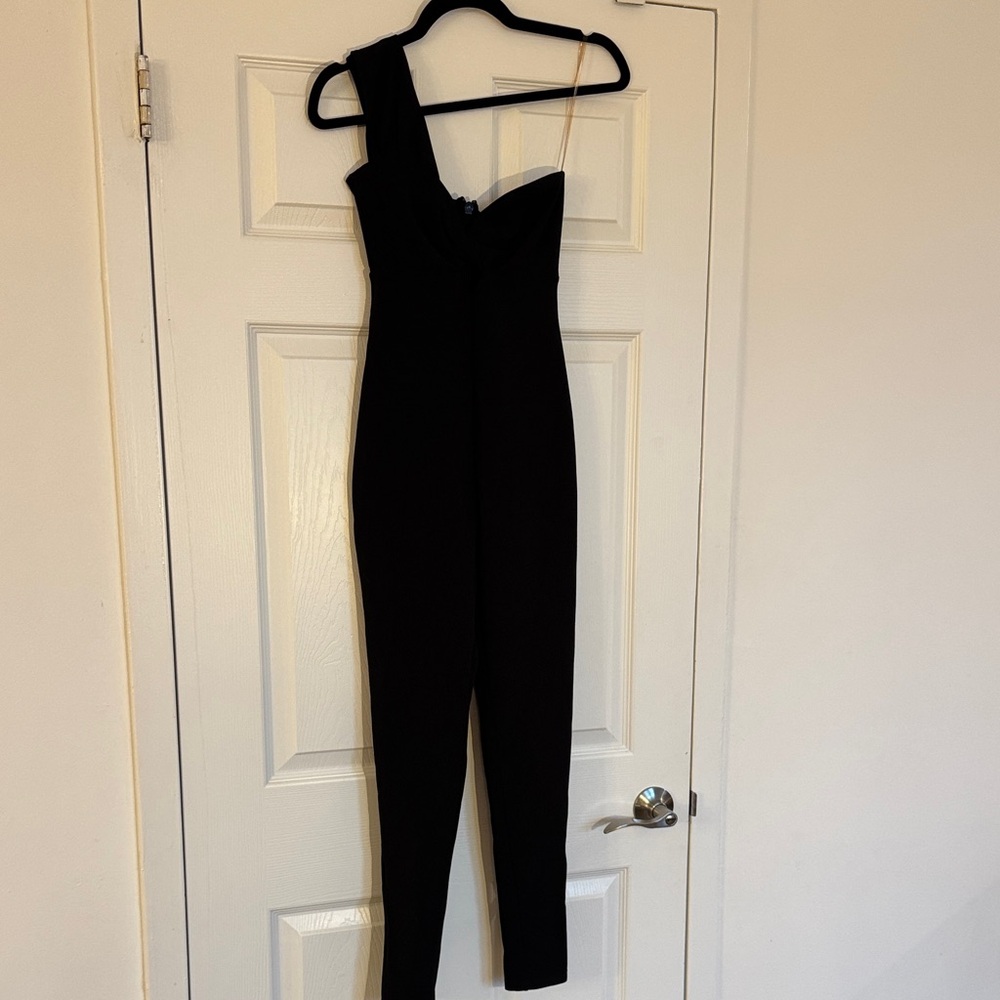 Nookie One-Shoulder Black Jumpsuit